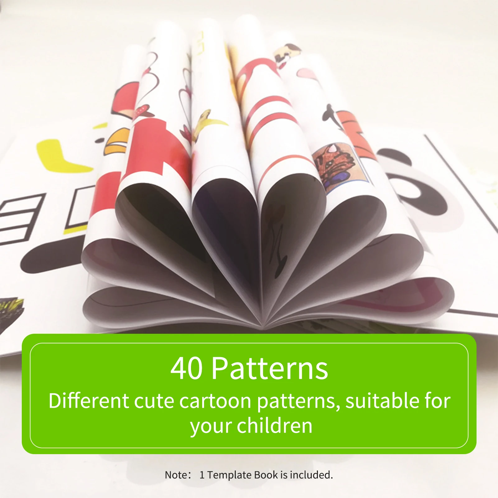 3D Pen Template Book For 3D Printing Pen Drawing Stencils 40 Drawing Pattern With a Free Transparent Template For Children DIY