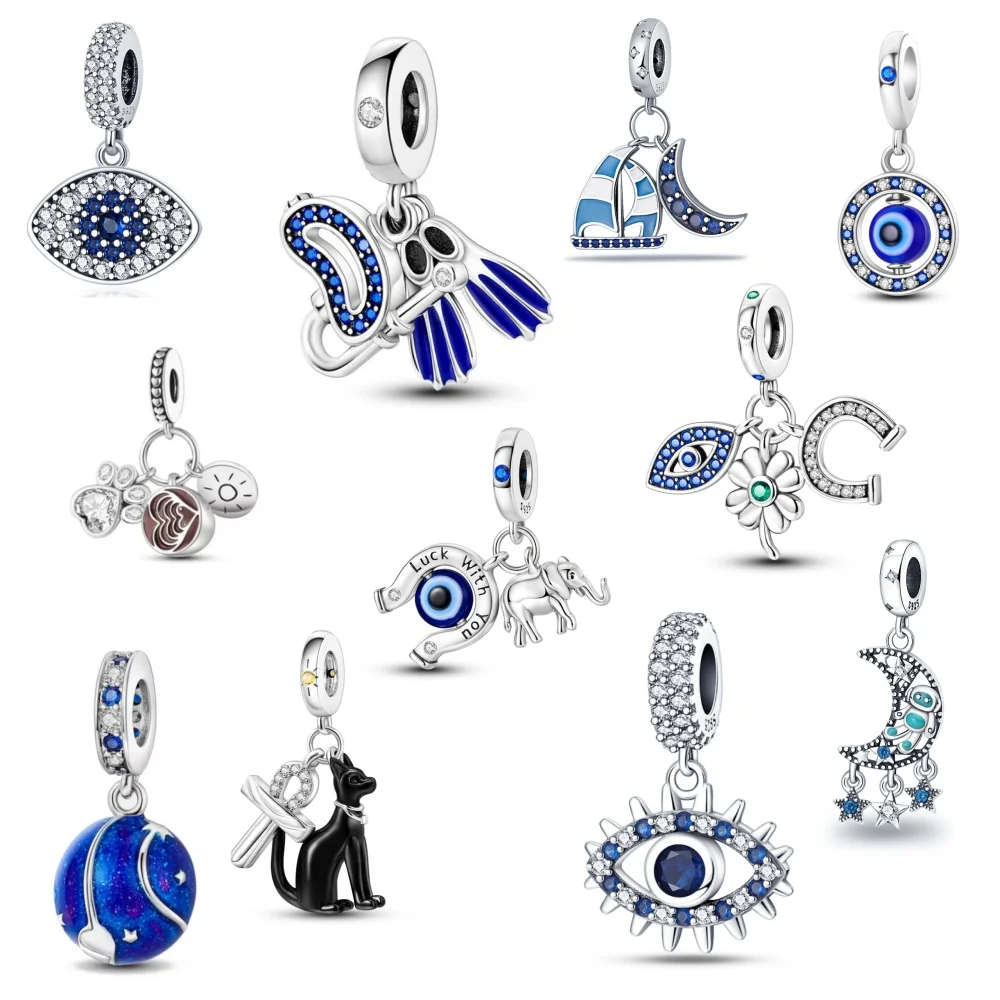 925 Silver Plated Classic Jewellry for Women To Wear for Original Bracelets Exquisite Bead DIY Jewelry Making Gift