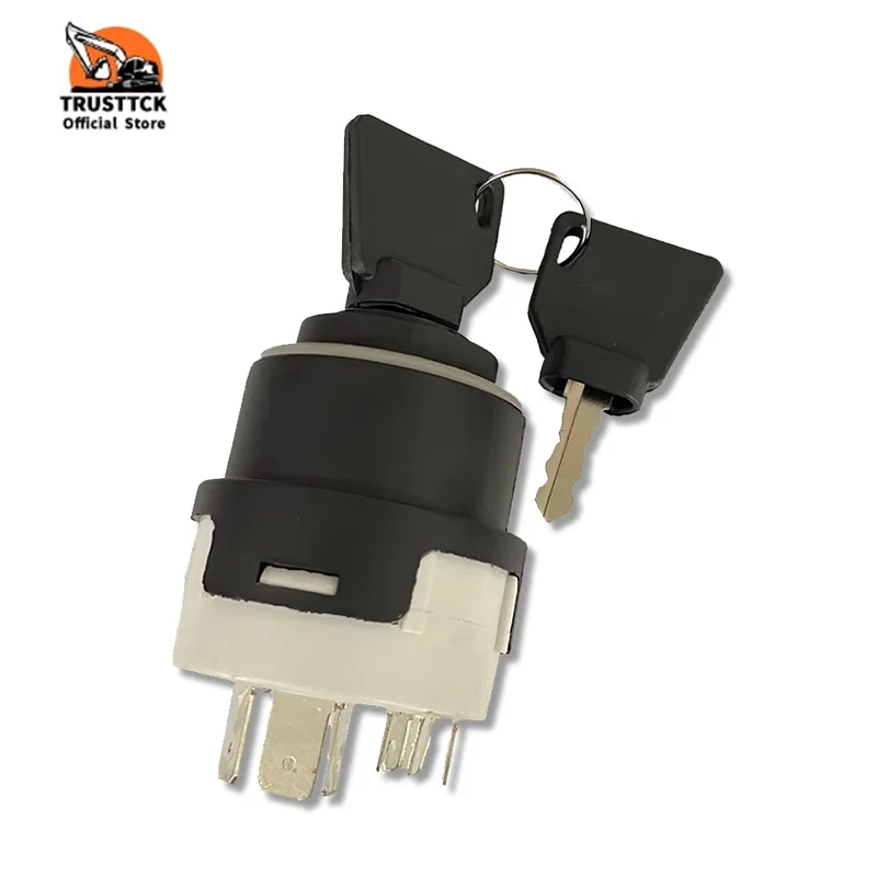701/80184  Ignition Switch with 2 Keys 3 POSITION 9pins for JCB 3CX 4CX
