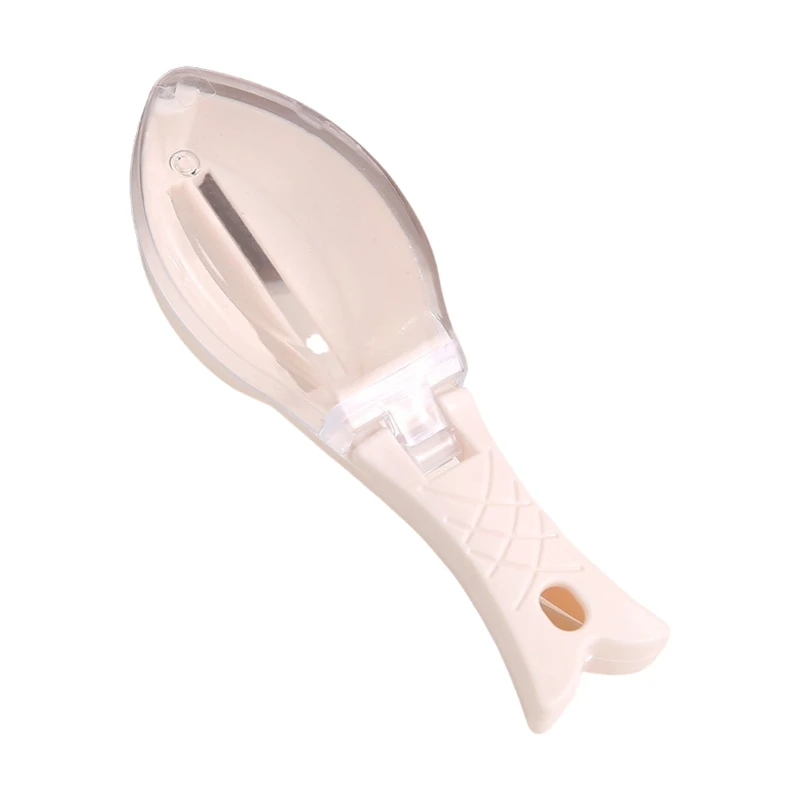 Ergonomic Fish Scale Planer Nonslip Manual Fish Descaler Kitchen Cleaning Tool