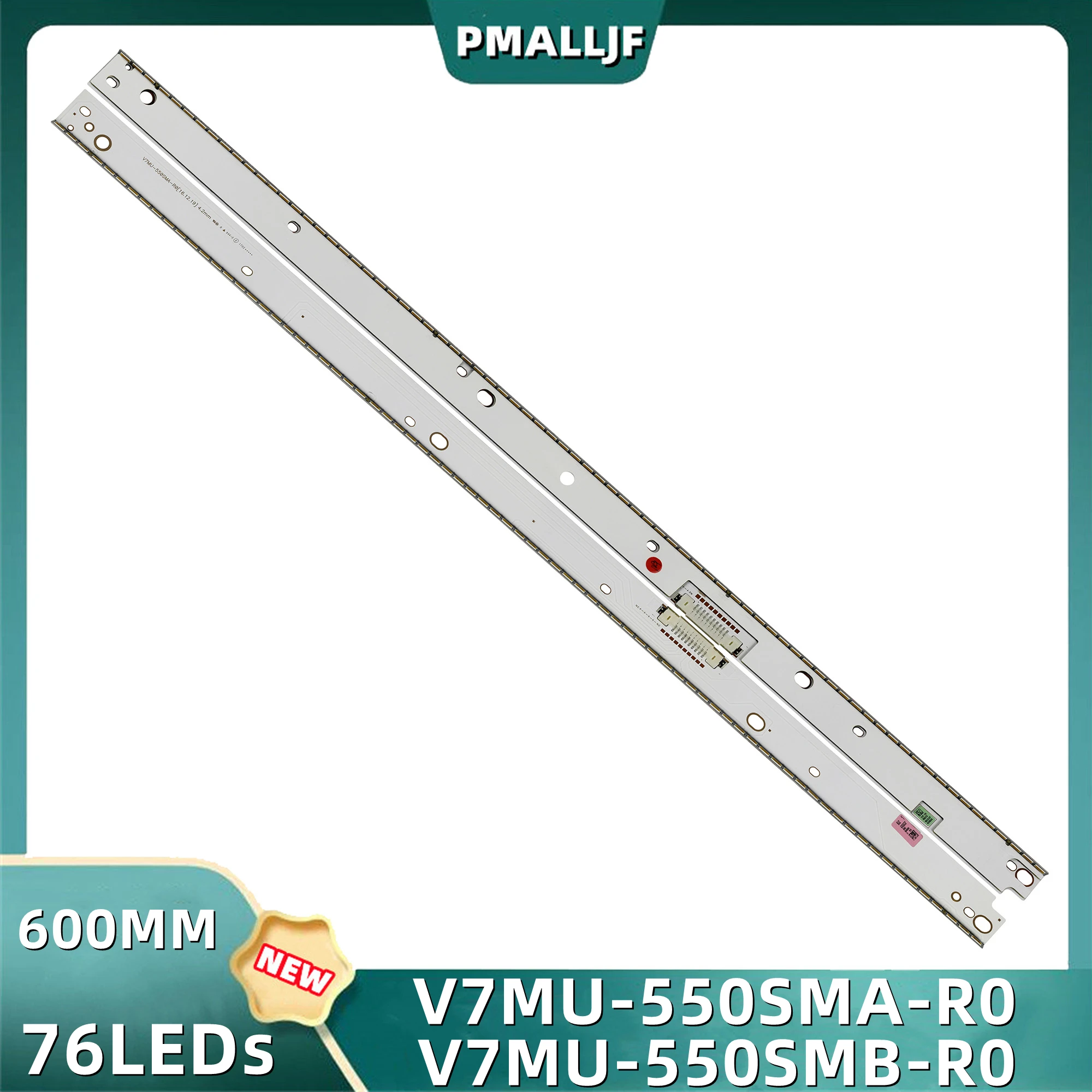 

2Pcs/Set LED Backlight Strip UE55MU7040T UE55MU8000T UE55MU7055T BN96-42348A 42347A V7MU-550SMA 550SMB-R0 LM41-00485A 00484A