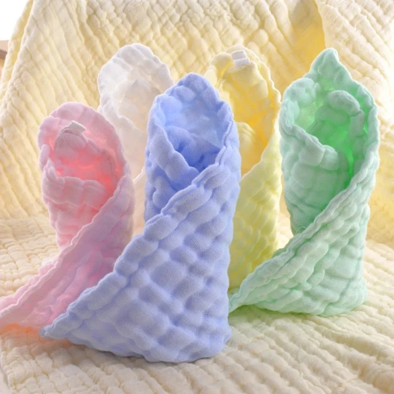 Type A Cotton Gauze Handkerchief Towel 6-layer Small Square Hand Face Towels For Baby Kids Children Adult Soft Absorbent 30*30cm