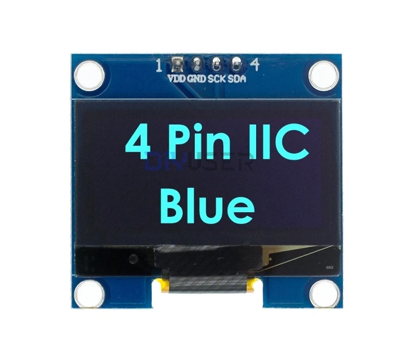 

1,3-дюймовый модуль IIC OLED-дисплея, белый, синий цвет, чип Drive SH1106 128X64 1,3-дюймовый ЖК-дисплей IIC I2C, связь для Arduino