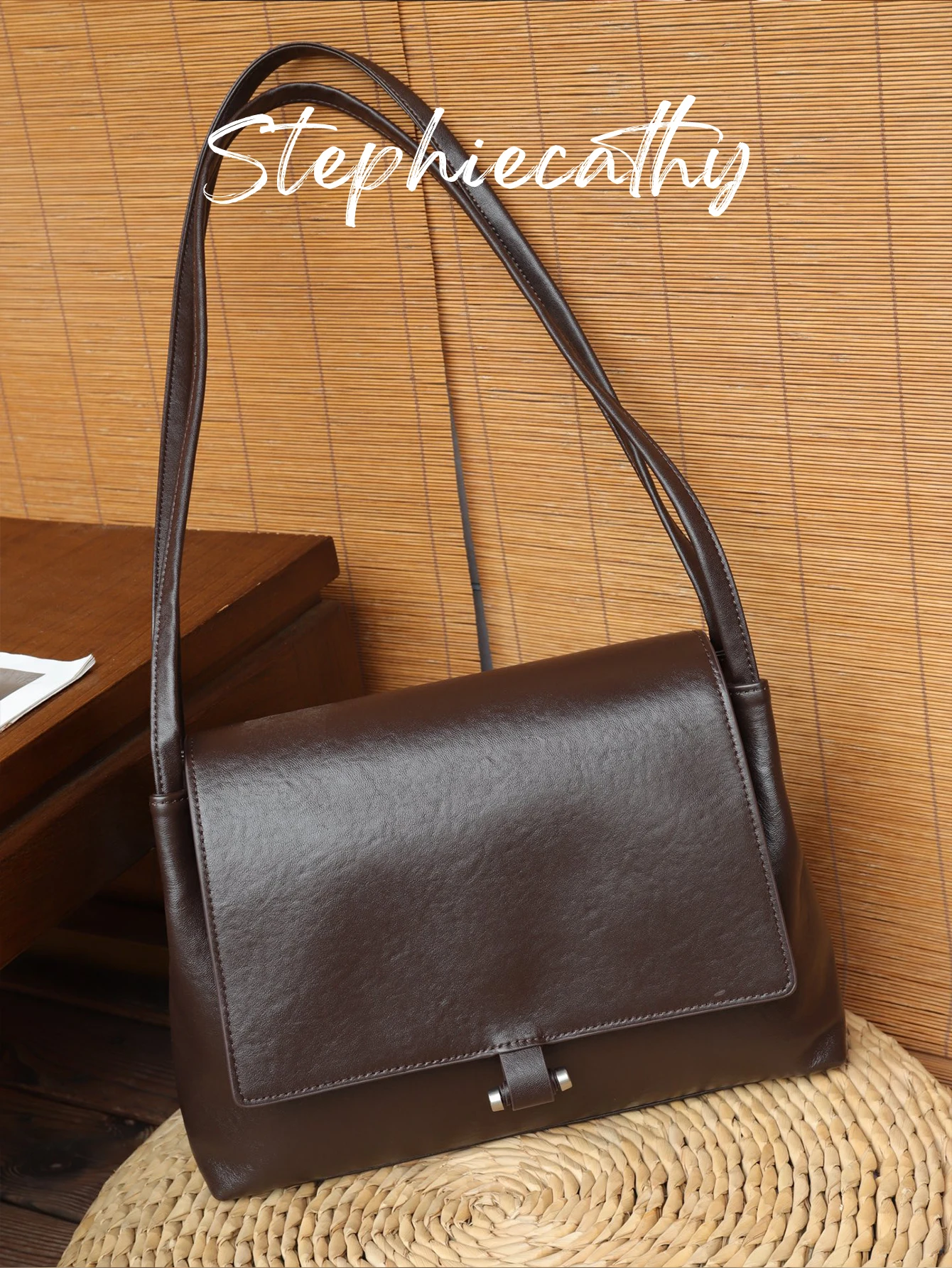 

SC женская сумка через плечо, роскошная сумка из воловьей кожи с клапаном, сумка под мышками, большая вместительная сумка через плечо, повседневная, универсальная