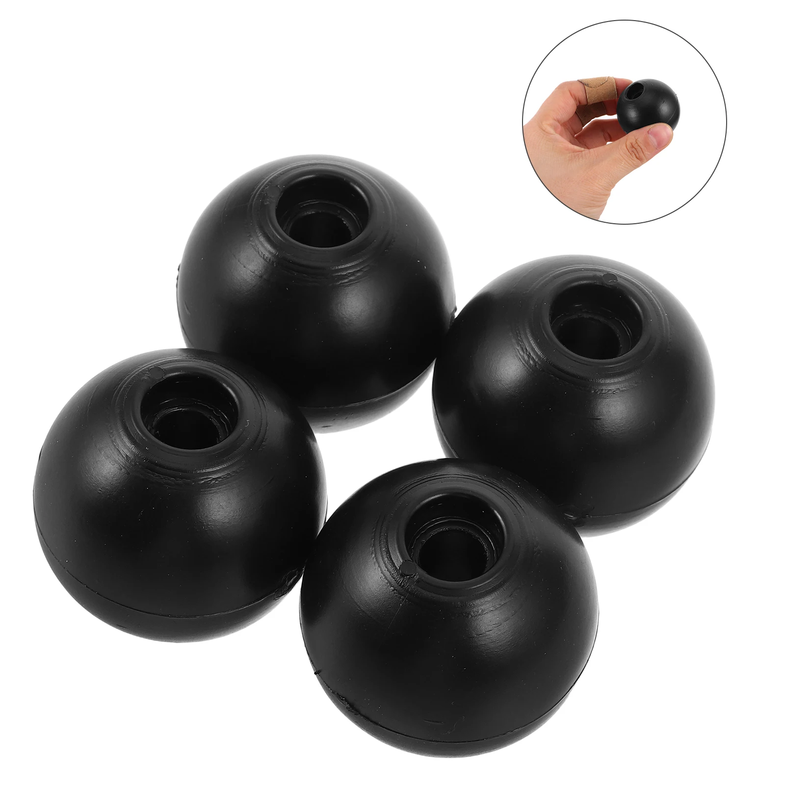 

4 Pcs Fitness Machines Accessories Equipment Exercise Wire Rope Stopper Connector Terminal Black Cables Accessory