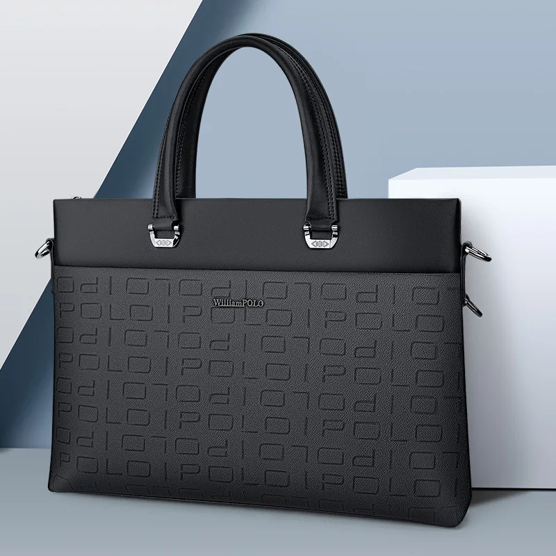 حقيبة كمبيوتر محمول للأعمال حقيبة يد Crossbody العلامة التجارية الفاخرة رجل حقيبة ساعي الرجال الجلود الراقية الرجال بالجملة حقيبة sreка Mogrova #1