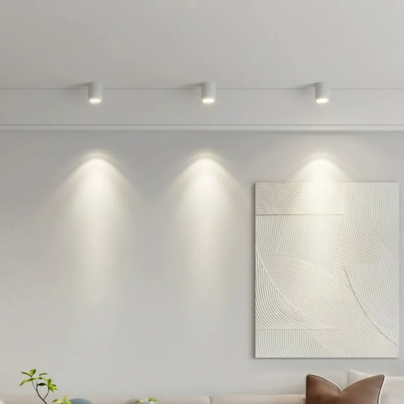 Full Spectrum Open Decoration Living Room Without Main Lighting, long tube ceiling ceiling mounted spotlight