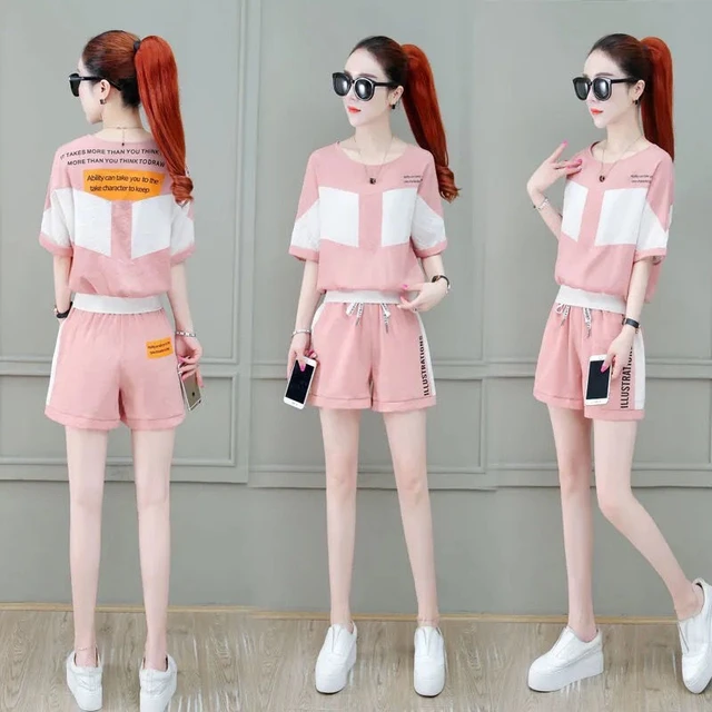 Korean Fashion Clothing 2 Piece Set Top Womens Clothing Korean Women s Sports Aliexpress