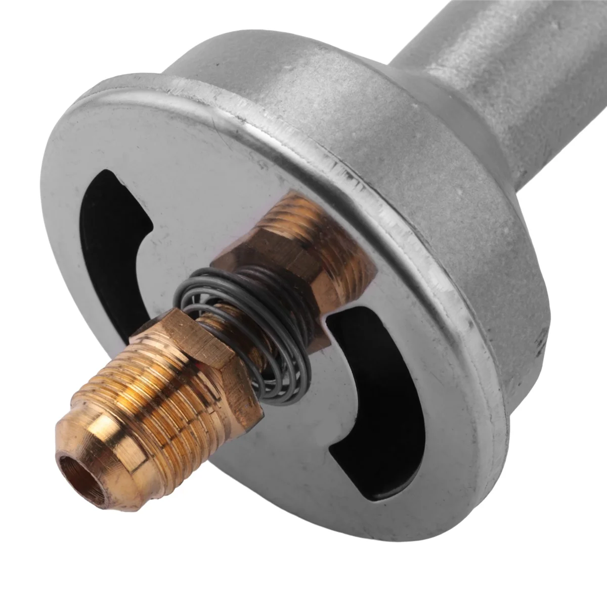 【Hot-Selling!】High Pressure Propane Cast-Iron Round Burner Head, Propane Burner Head with Orifice Brass Fitting