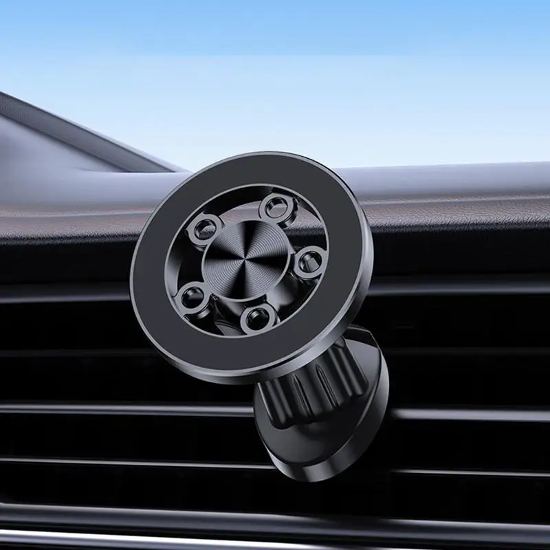 

Car Air Outlet Phone Holder Air Vent Phone Holder Magnetic Mount Navigation Car Interior Phone Cradle 360 Degree Rotation For
