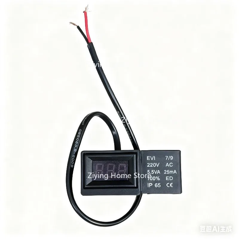 

Suitable for Solenoid Valve Pressure Relief Valve One-way Check Valve, Dual Head Digital Display Version