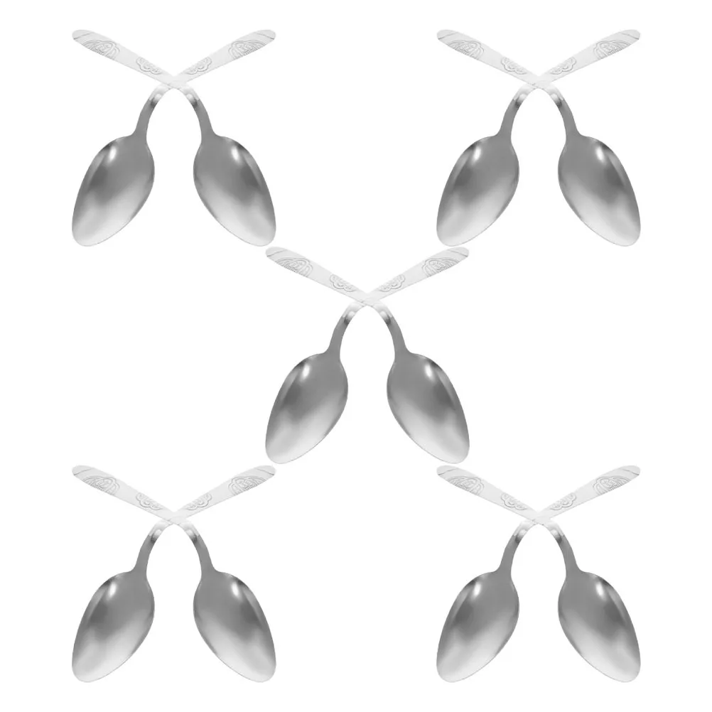 

10pcs Bend Spoon Props Durable Metal Trick For Kids Adults Easy Learning Party Performance Gimmick Mind Bending Spoon