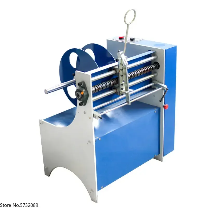 Material receiving machine, film wallpaper, plastic wire winding machine, non-woven fabric waste edging machine