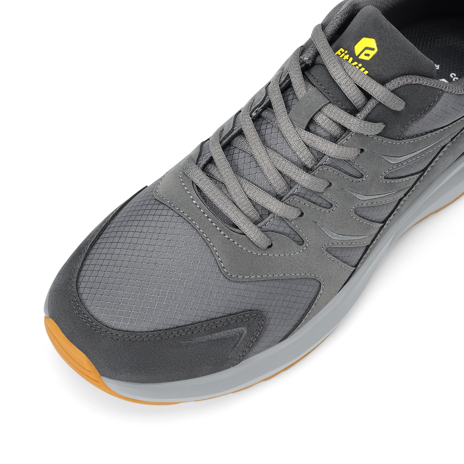 Fitville Outdoor-Wanderschuhe, wasserabweisende, extra breite Trekking- und Kletterschuhe für Herren, Sneakers mit hoher Rückfederung – Detail 14