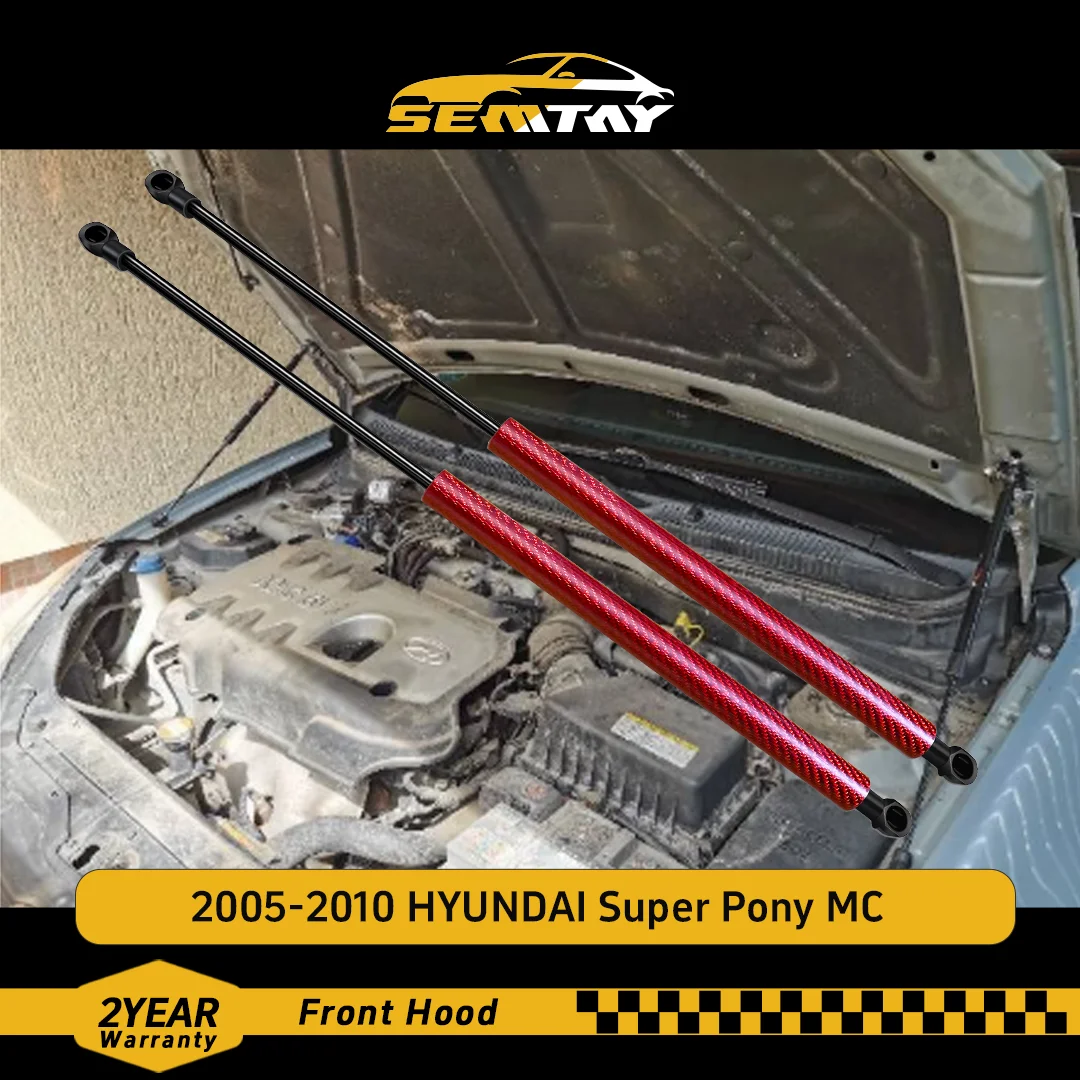 

SEMTAY Стойки капота Подъемник капота Пружинные амортизаторы Опоры для Super Pony MC 2005-2010 Автомобильный аксессуар