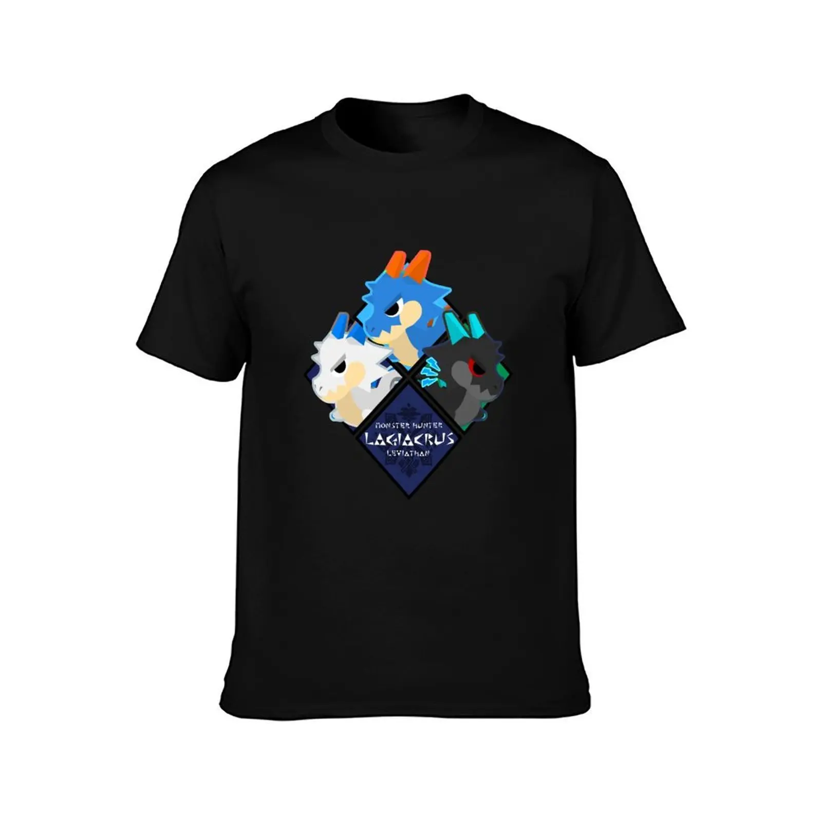 Lagiacrus Tiles T-Shirt Casual Street Style Short Sleeve Tee T-Shirt