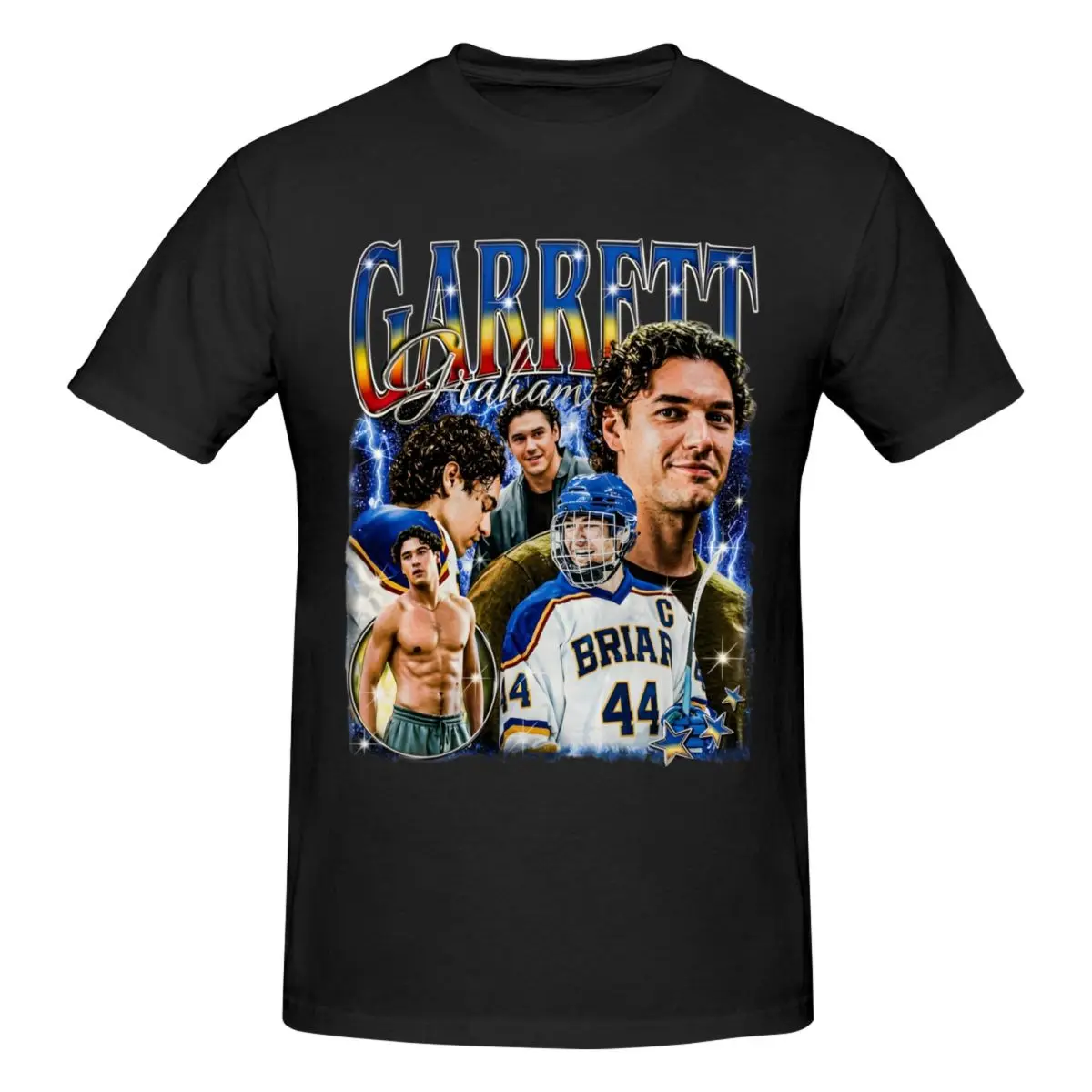 Men Garrett Graham Bootleg Off Campus T Shirt Vintage Cotton Crewneck T Shirt Men