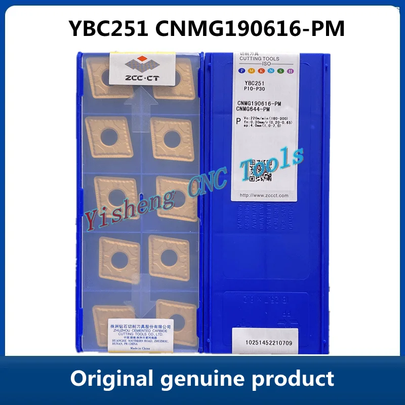 

ZCC Carbide Inserts Turning Tool YBC251 CNMG190616-PM YBD102 YBD152 YBC151 YBC252 YBC351 Carbide Inserts Turning Tool