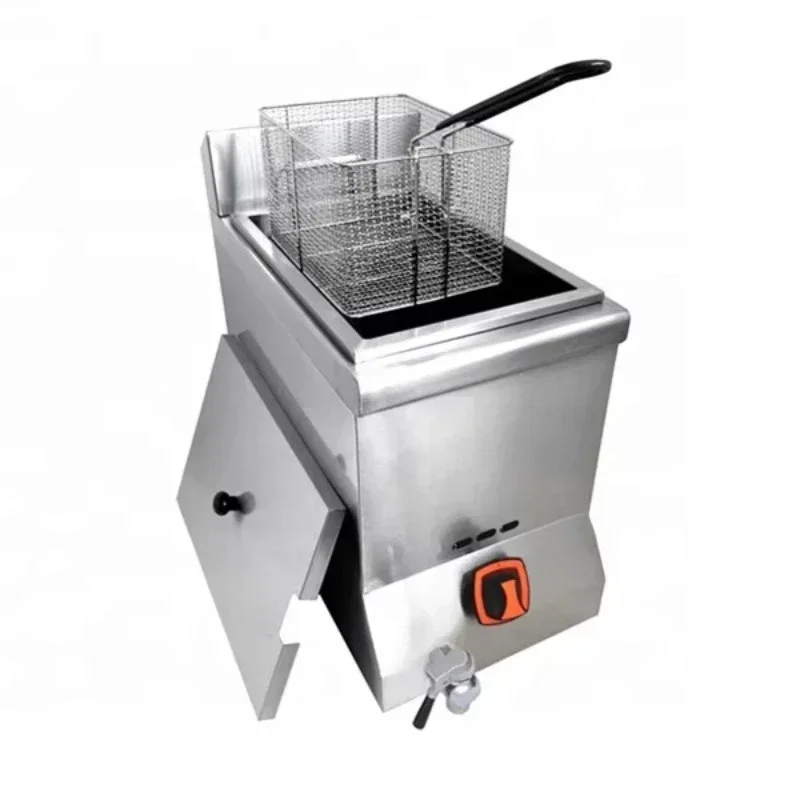 Commercial gas fryer machine, high productivity, convenient, practical and durable