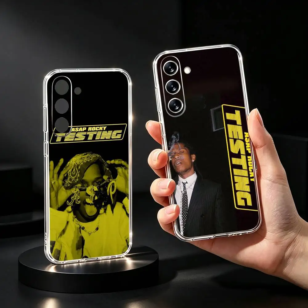 Rapper A-Asap R-Rocky Phone Case For Samsung Galaxy A73,A72,A71,A70,A53,A52,A51Transparent Cover