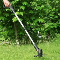Cortacésped eléctrico para el hogar, cortadora de césped de longitud ajustable, recargable, de mano, herramientas eléctricas de poda de jardín
