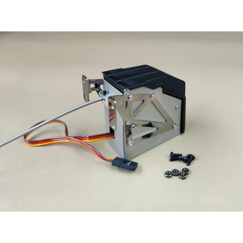 Scatola di controllo della serratura differenziale del serbatoio dell'urea in metallo per 1/14 Tamiya RC camion rimorchio ribaltabile Scania 770S MAN Benz Actros 3363 Volvo Car