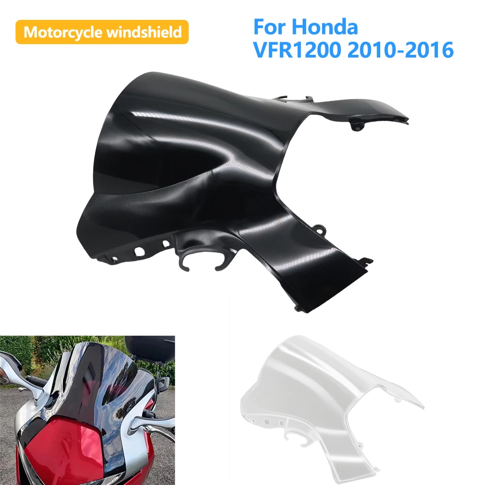 

For Honda VFR1200 VFR 1200 VFR-1200 2010-2016 Motorcycle Windscreen Double Bubble Windshield Wind Deflector Accessory