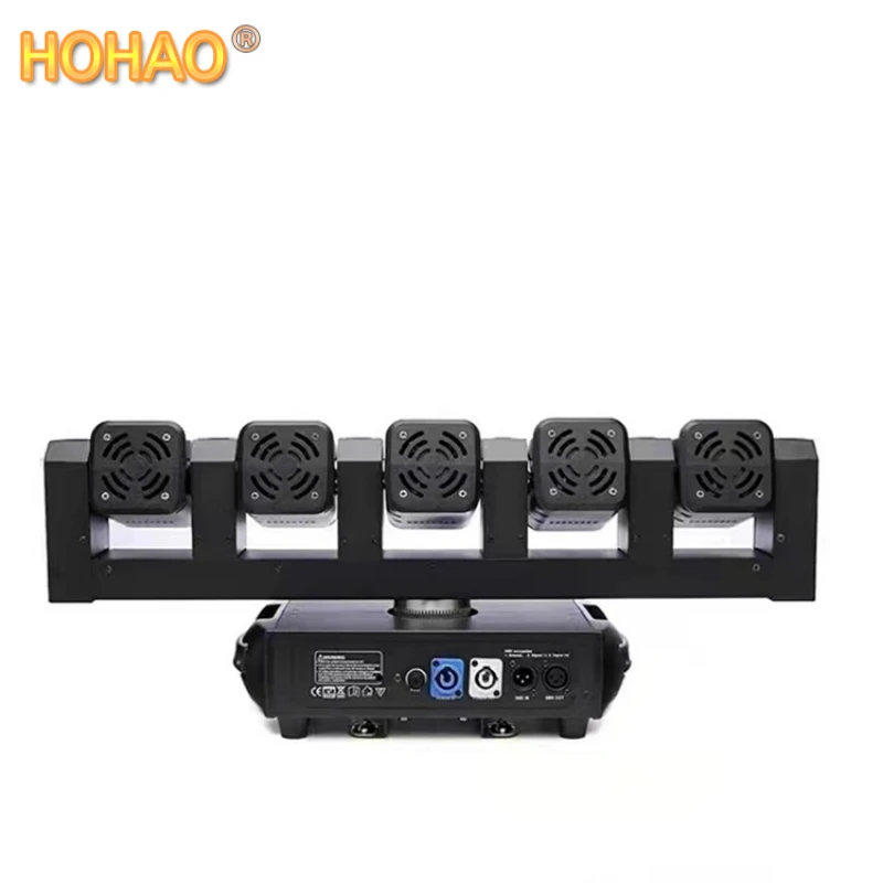 

5 Head Infinite Rotating Moving Head Led Beam Light Strobe Effect Stage Performance Bar Nightclub Entertainment Lighting Effect