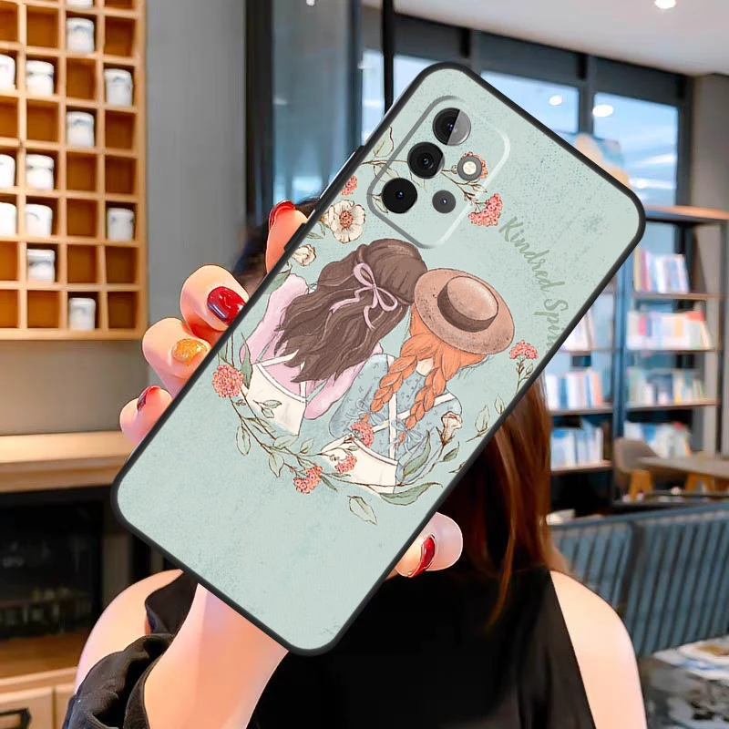 Зеленый чехол Anne of Gables для Samsung Galaxy A14 A34 A54 A52S A12 A22 A32 A52 A72 A13 A33 A53 A73 A31 A51 A71