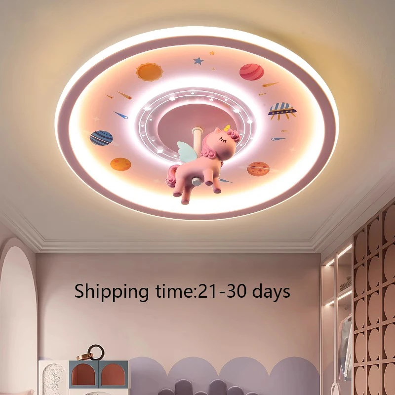

Modern Creative Pink Hanging Ceiling Lamps for Girl Bedroom Baby House Nursery Living Room Lusters Luminaires Cute Decor