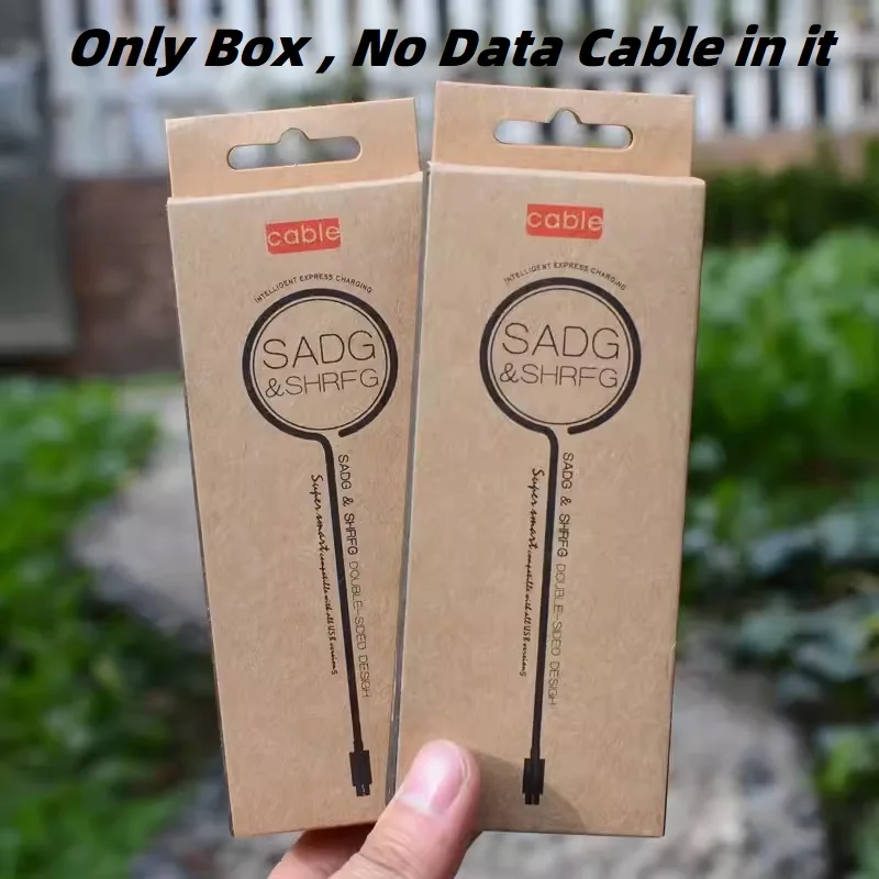 100pcs, Compact Data Cable Packaging Box for  Small Business