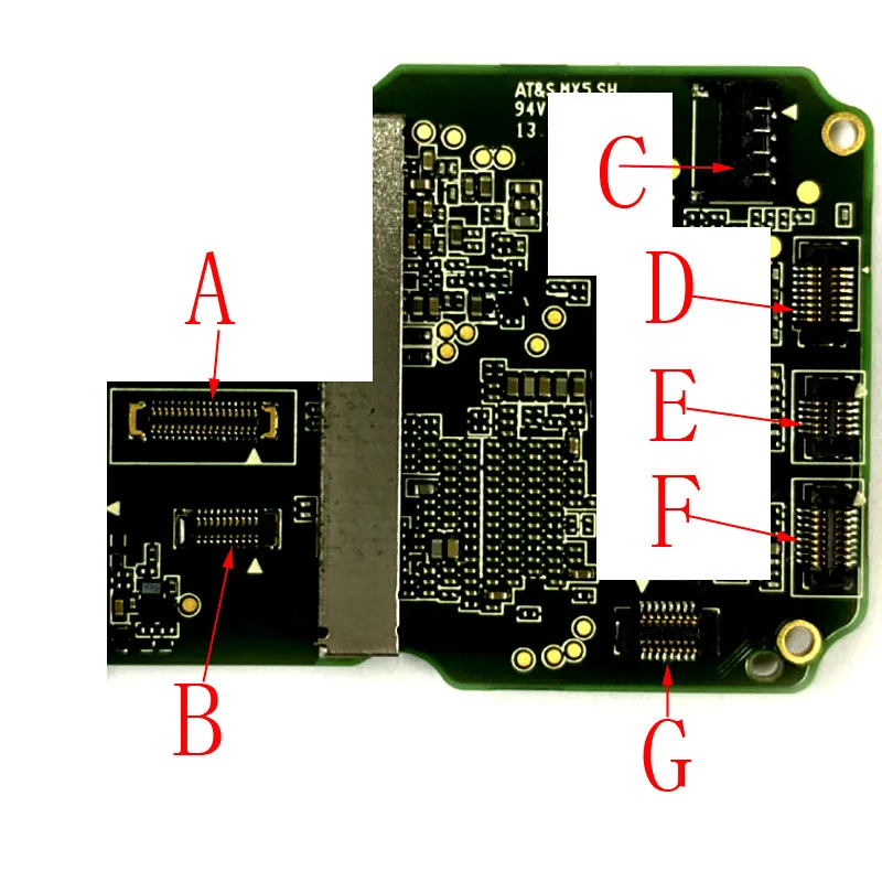 Lcd Touch Display Screen Flex Cable Battery FPC Connector Plug For Gopro Go Pro Camera Hero 7 Hero7 White Board 4 10 16 34 Pin