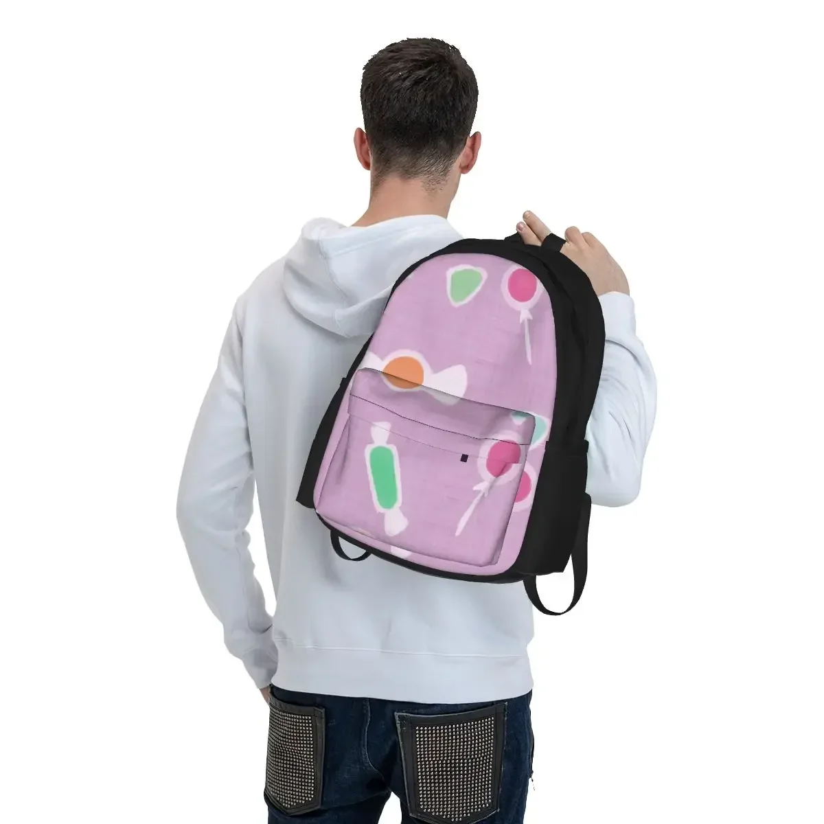 Inside Out - Bing Bong's Imaginary Bag Backpacks Bookbag Students School Bags Travel Rucksack Shoulder Bag Large Capacity