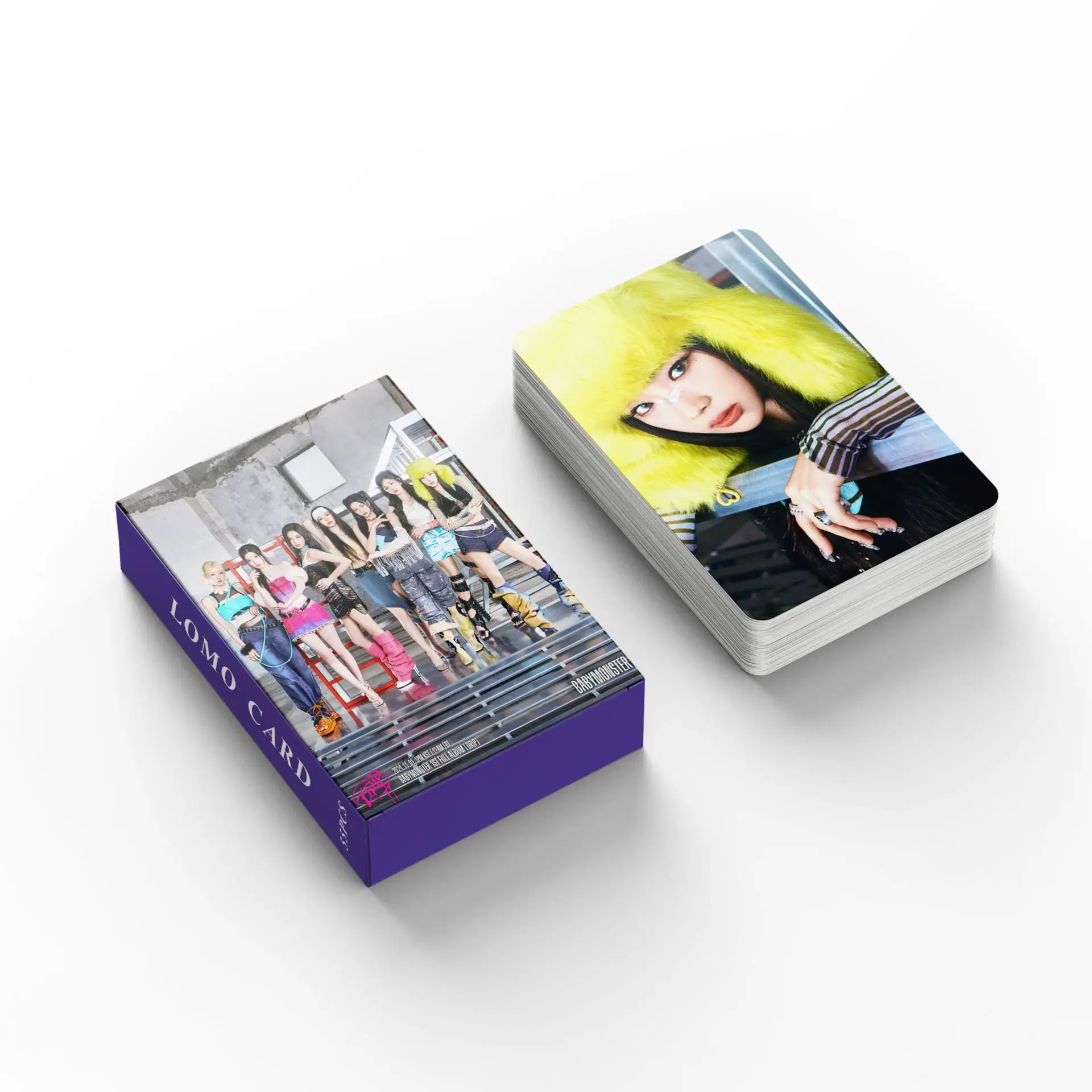 55Pcs/Set Idol Girl BABYMONSTER Lomo Cards New Album DRIP HD Printed Photocards HARAM RORA ASA RUKA AHYEON Fans Series Gifts