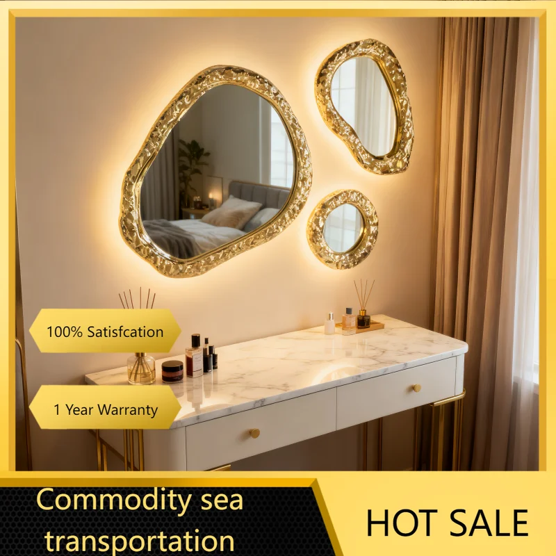 Nn Gold border metal stainless steel office hotel living room bedroom villa Restaurant store background wall wall decoration