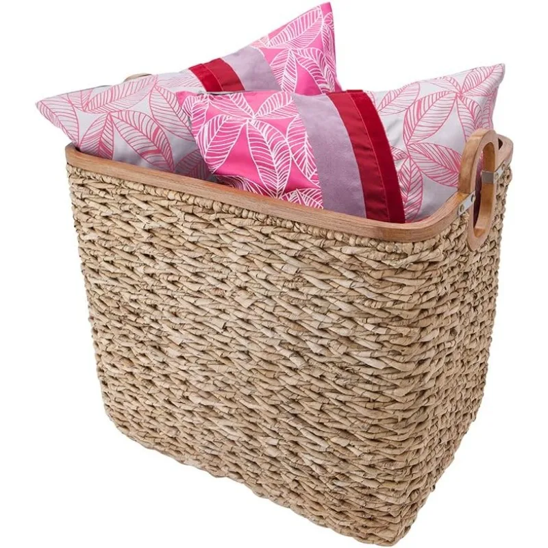 Anson-armazenamento cesta, marrom, marrom