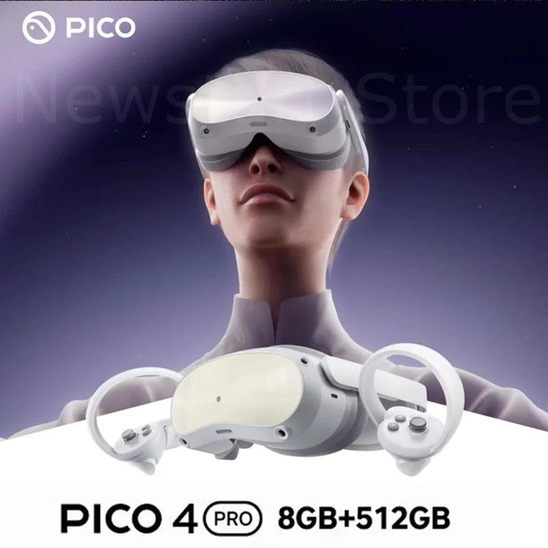 Pico 4 Pro VR Brille All-in-One-Maschine 512g Unterstützung Eye Tracking Gesichts ausdruck Capture 6dof Pico4 VR Headset für Steamvr