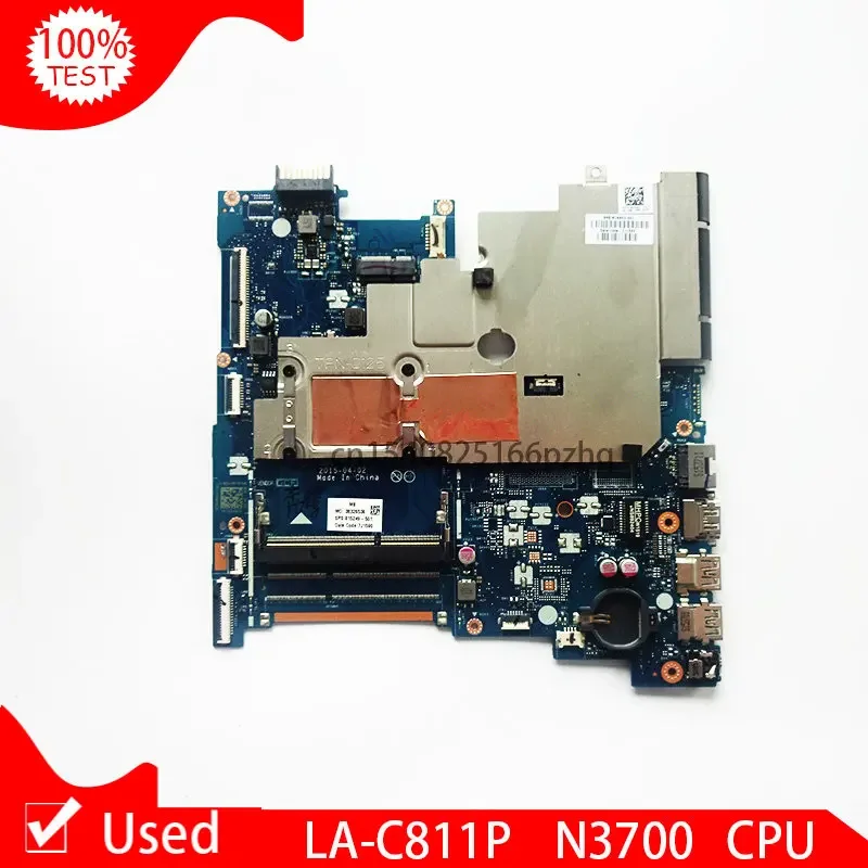 ใช้ LA-C811P สำหรับ15-AC HP 256 G5เมนบอร์ดแล็ปท็อป G4 240 815249-501 815249-001 815249-601พร้อมซีพียู N3700 SR29E