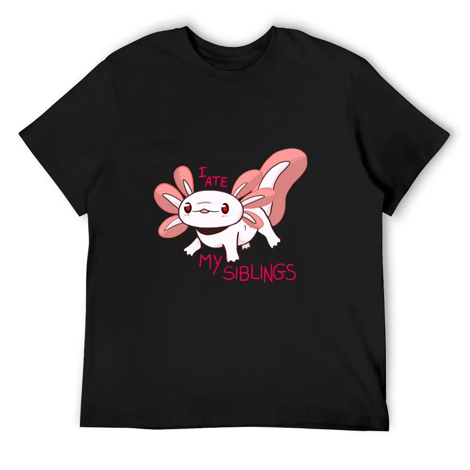 Axolotl baby T-Shirt heavyweights graphic shirts tees Men's cotton t-shirt