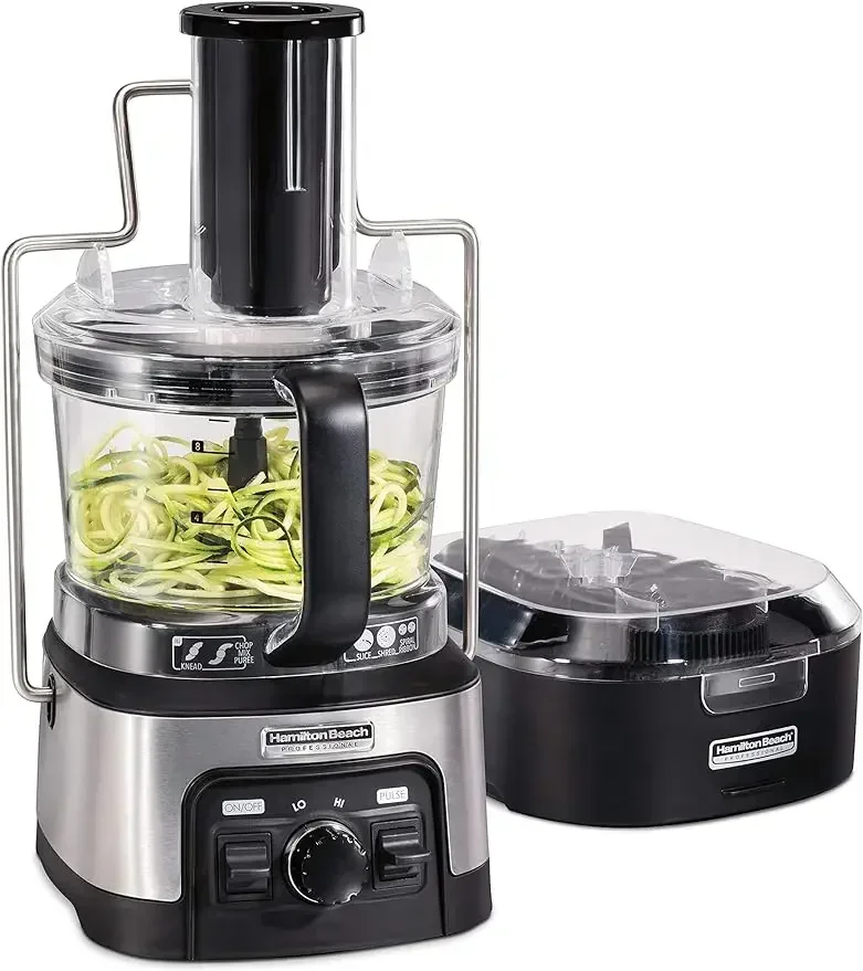 Stack & Snap Food Processor & Veggie Spiralizer for Slicing, Shredding and Kneading, Extra-Large 3