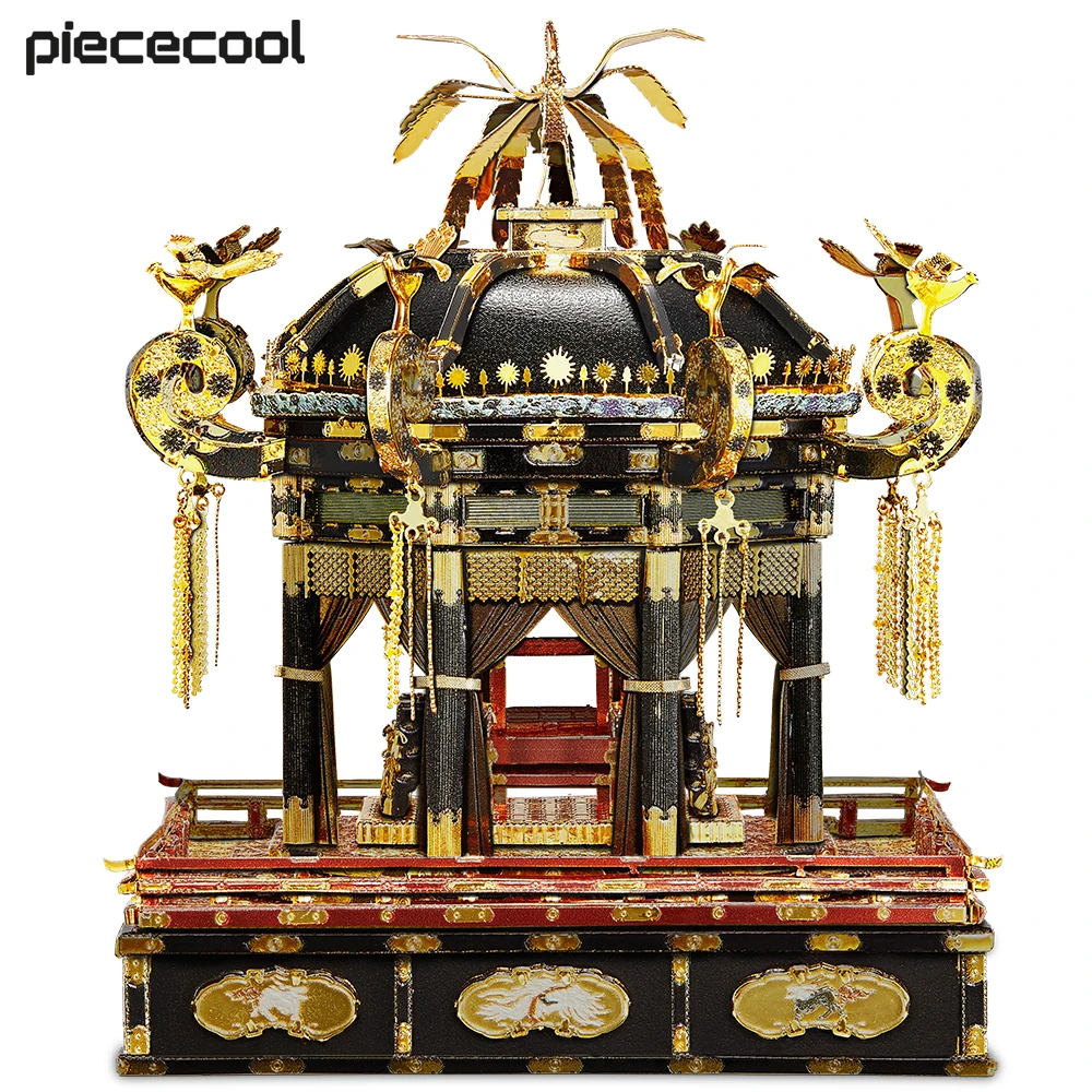 Piececool 3D Metal Puzzle Japan Takamikura Throne Jigsaw DIY Kits for Home Decoration Assembly Model Kits