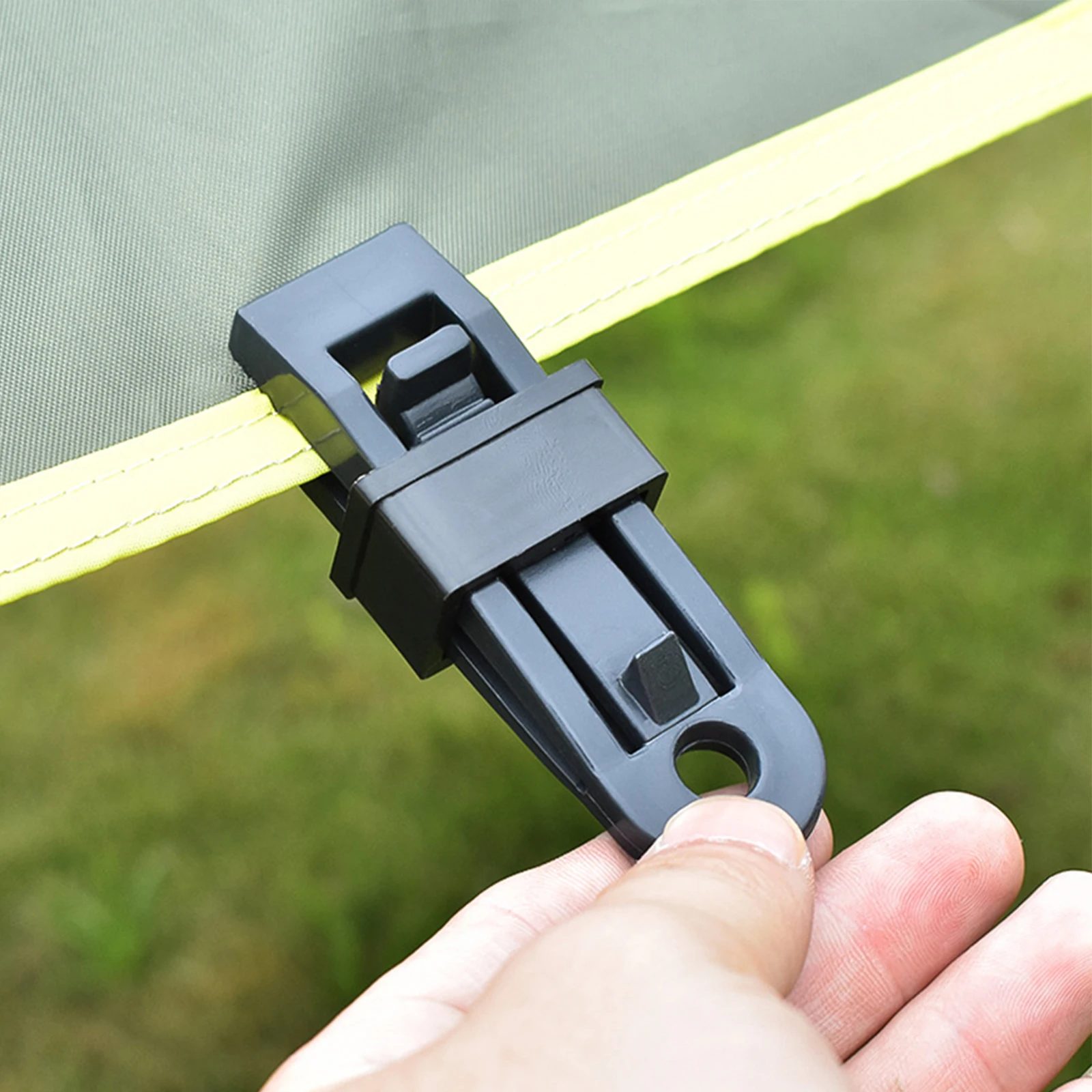 8/10/20/50PCS Tarpaulin Clip Awning Tent Clamp Canopy Lashing Buckle Jaw Grip Outdoor Camping Accessories Hook Anchor with Barbs