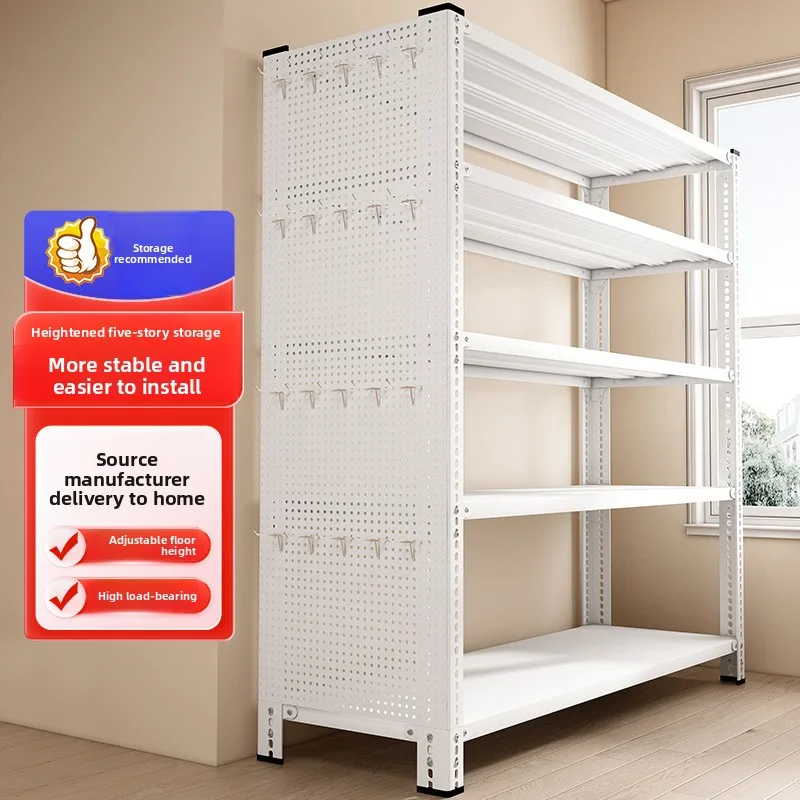 Shelves with holes and plates Household shelves Shelves Multi-layer floor