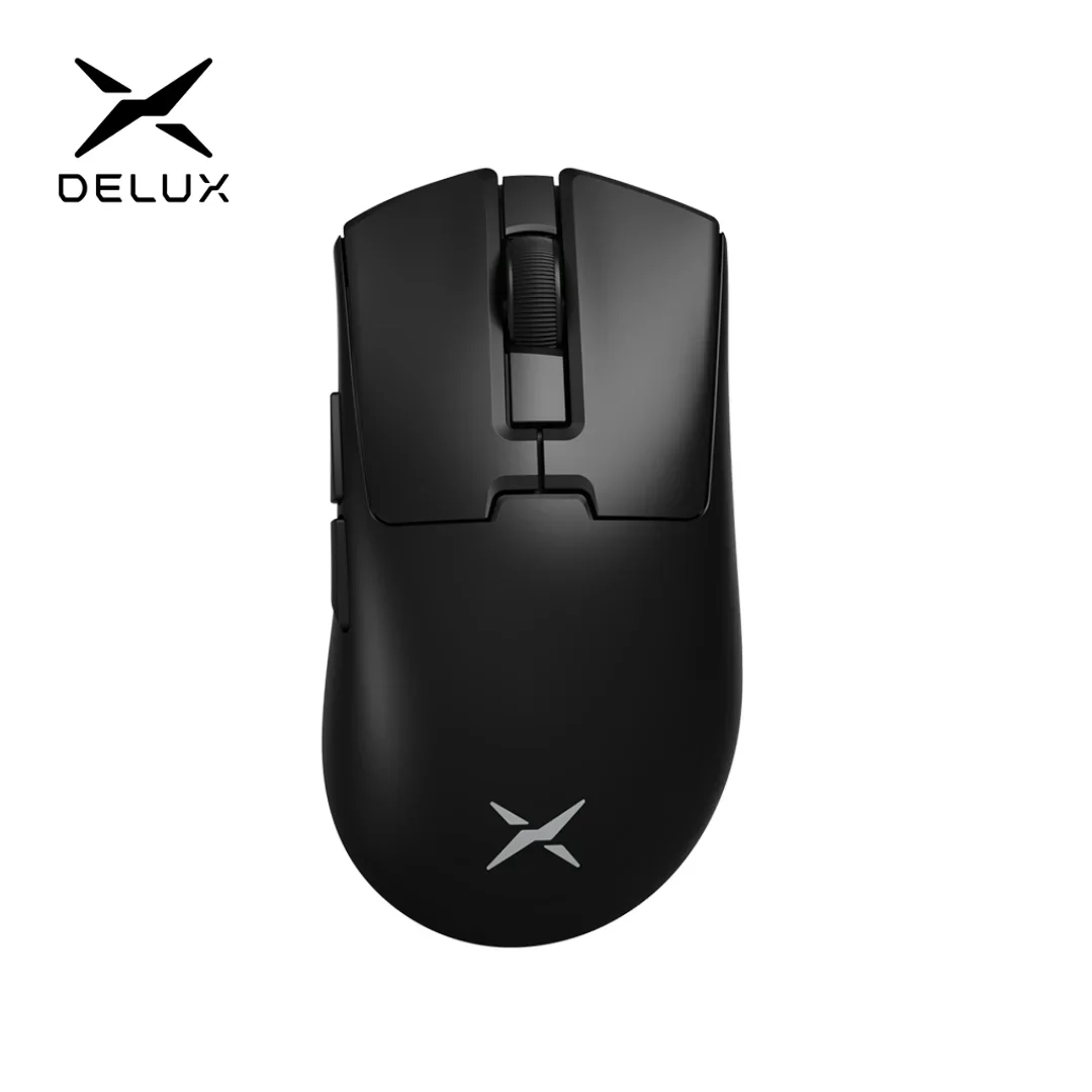 Delux M900mini PRO Wireless Gaming Mouse Ergonomic Ultra-Lightweight Mice 40g PAW3395 8K Hz for Medium to Small Hands PC Laptop