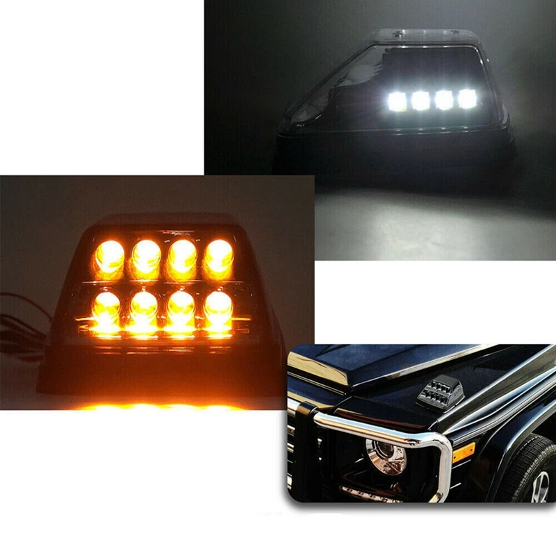 1Set Front Marker LED Turn Signal Lamps for Mercedes Benz G-Class W463 G500 G550 G55 G63 AMG 1990-2018 B