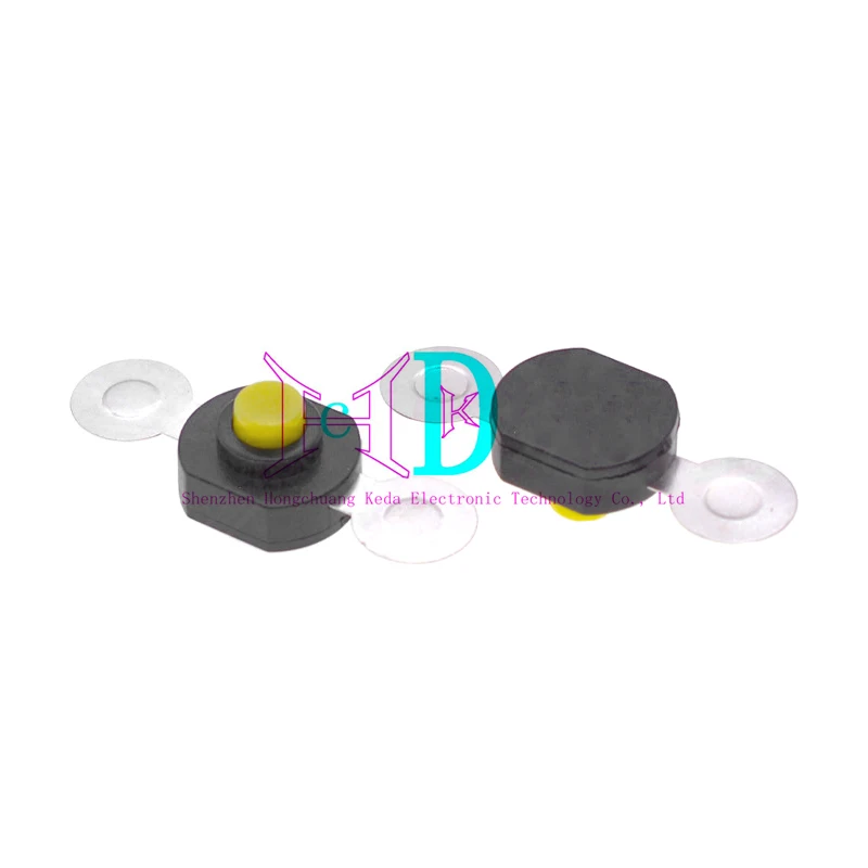 10PCS Button switch 14 * 12MM strong light flashlight micro button switch 1412-YY self-locking/one on one off