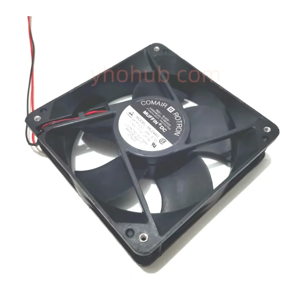 Comair Rotron MC24B3 DC 24V 0.28A 120x120x32mm 2-Wire Server Cooling Fan Industrial Equipment Ventilation