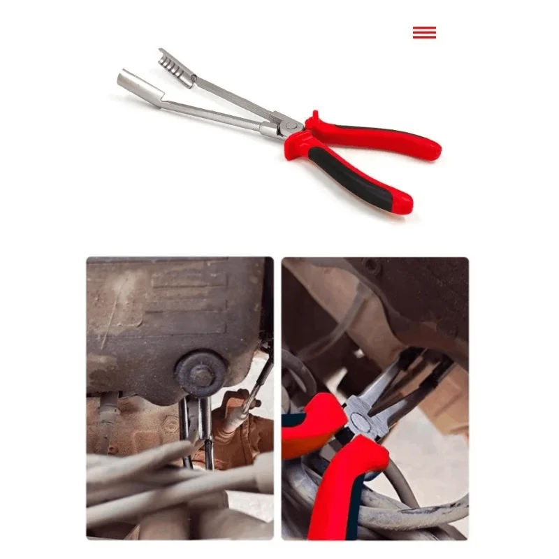 

1Pc Spark Plug Wire Removal Pliers High Voltage Cylinder Cable Clamp Carbon Steel Boot Puller for Auto Truck Repair