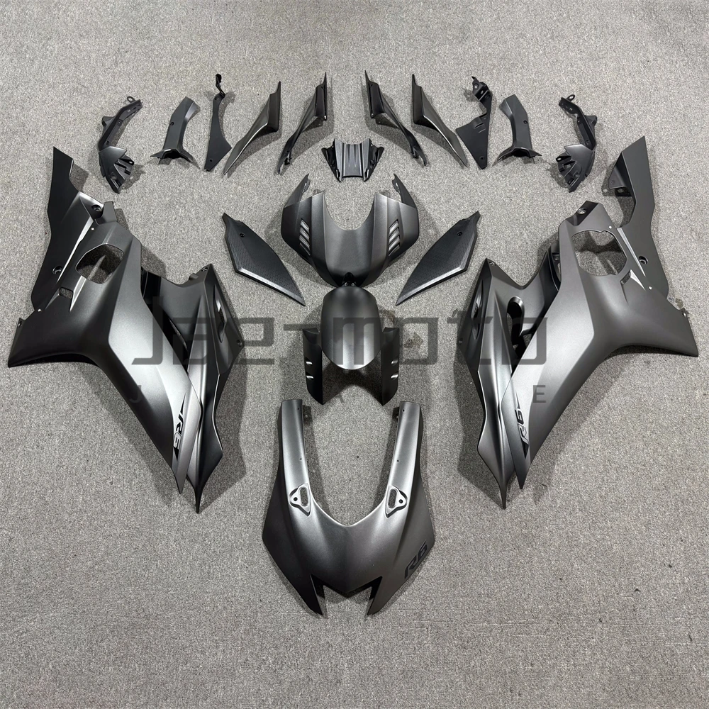 For YZF R6 2017 2018 2019-2021 2022 2023 2024 Motorcycle Bodywork Set High Quality Injection ABS Plastics Fairings Silver Grey