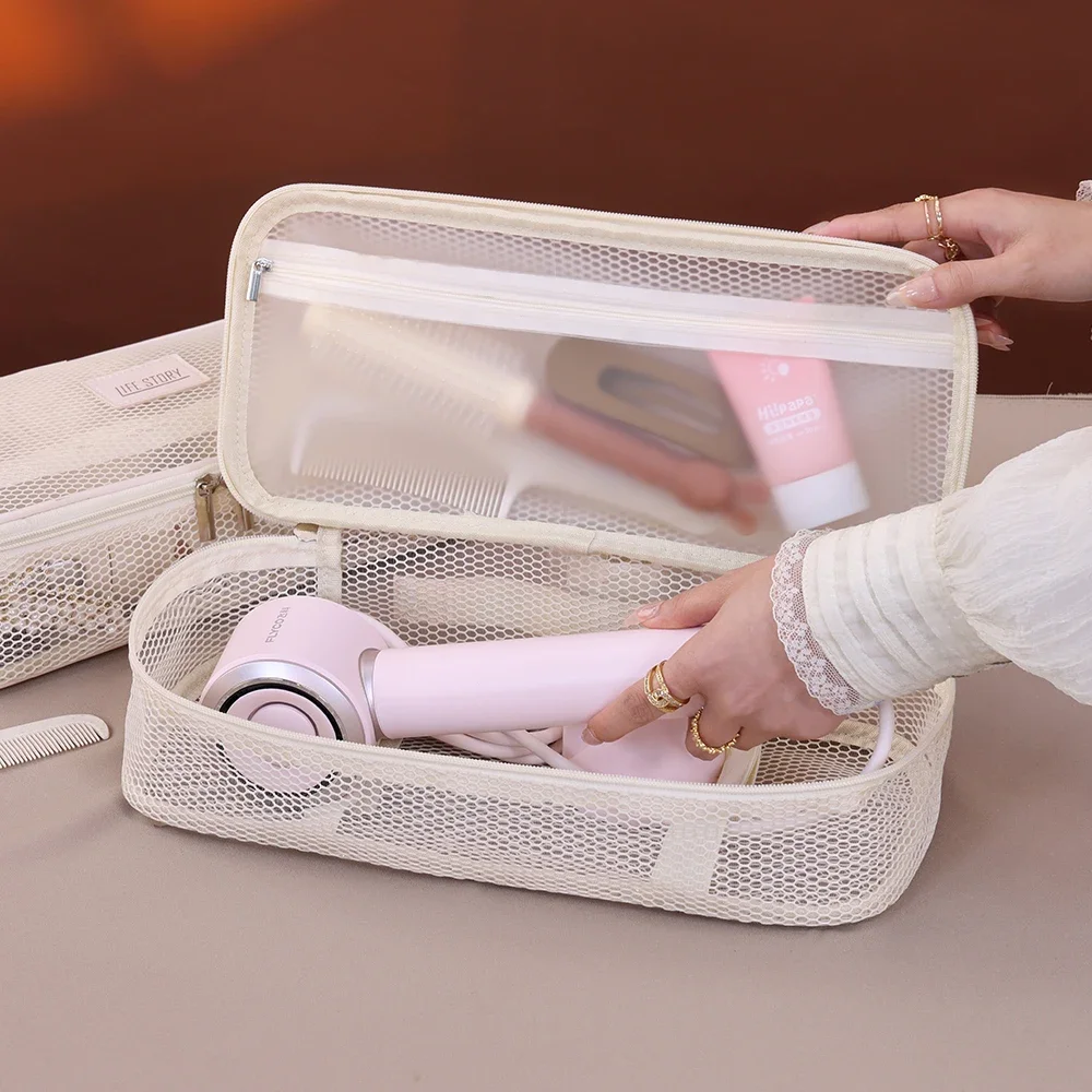 Portable Storage Bag Hair Curler Protection Travel Cosmetic Bag Organizer Makeup Pouch Case for Dyson Airwrap Styler Waterproof view 6